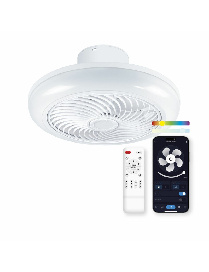 Ceiling Fan with Light KSIX Siroco G (3000k - 6500k)