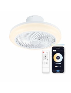 Ceiling Fan with Light KSIX Siroco G (3000k - 6500k)