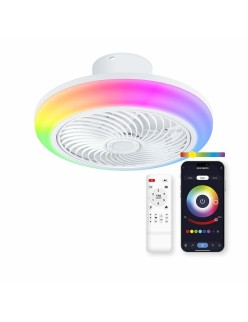 Ceiling Fan with Light KSIX Siroco G (3000k - 6500k)