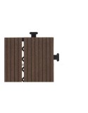 Ladrilho Encaixável Ibergarden SM-AP-ALCF Castanho Polietileno Compósito 30 x 2,6 x 30 cm