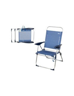 Folding Chair Aktive Blue 65 x 60 x 38 cm