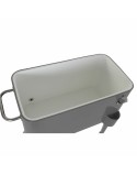 Fridge DKD Home Decor With wheels Grey Dark grey Steel polypropylene 56 L 74 x 43 x 80 cm (74 x 43 x 80 cm)
