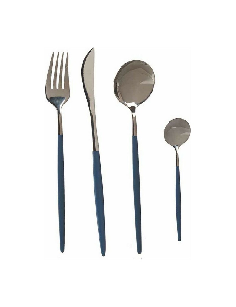 Cutlery Set Kinvara BST-CT022 Grey Silver Stainless steel 16 x 5 x 24,5 cm