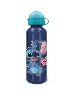 Garrafa de água Stitch Azul Alumínio 530 ml