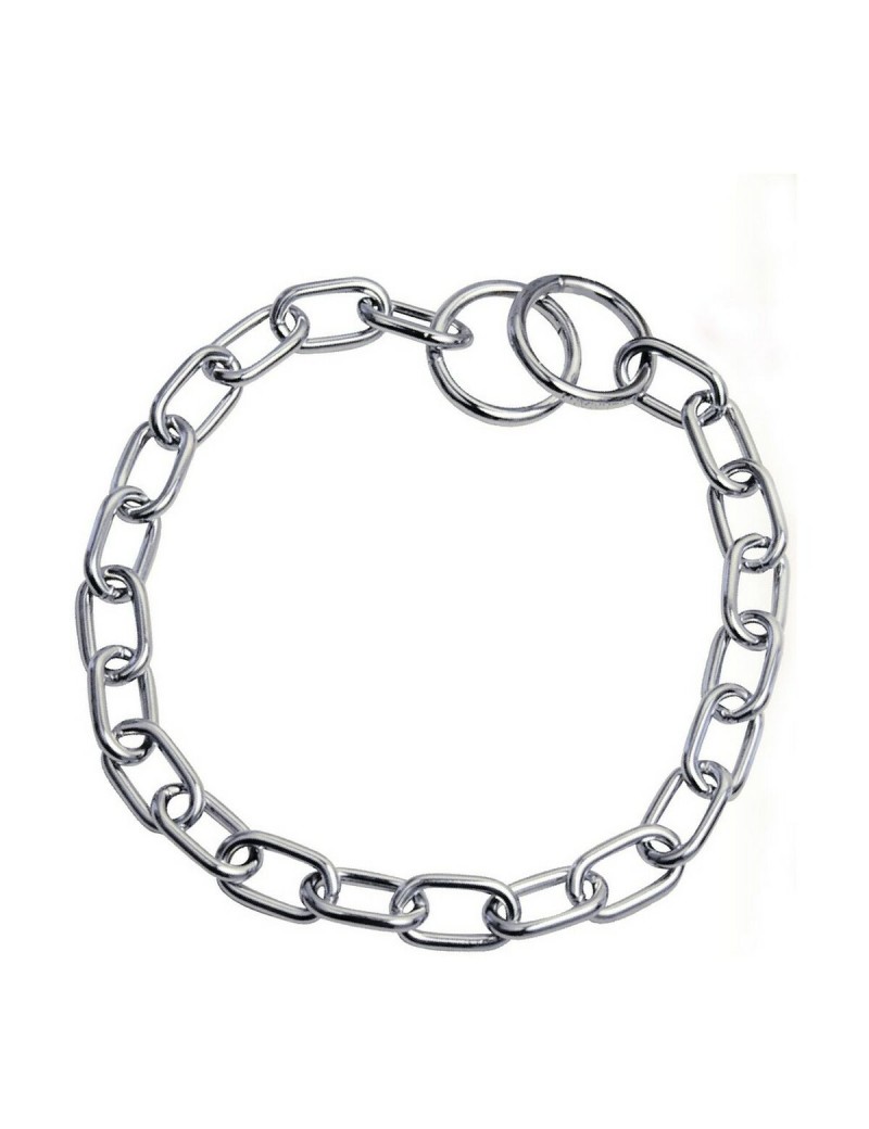 Dog collar Hs Sprenger Silver 3,4 mm Links Short (65 cm)
