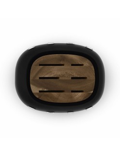 Juego de Cuchillos de Cocina y Soporte Smeg KBSF02BL Negro Acero Inoxidable