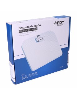 Balança Analógica EDM 07617 Polipropileno 130 Kg 26 x 24 x 4 cm 24 x 26 x 4 cm