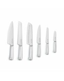 Set of Kitchen Knives and Stand Smeg KBSF02CR Cream Stainless steel