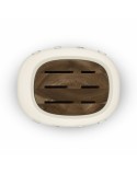 Set di Coltelli da Cucina con Supporto Smeg KBSF02CR Crema Acciaio inossidabile