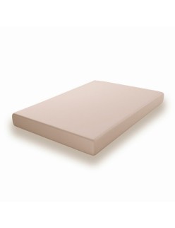 Fitted bottom sheet Happy Home Mix Colors Nude Double