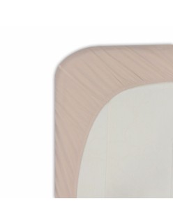 Fitted bottom sheet Happy Home Mix Colors Nude King size
