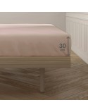 Fitted bottom sheet Happy Home Mix Colors Nude King size