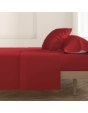 Top sheet Happy Home Mix Colors Red Single