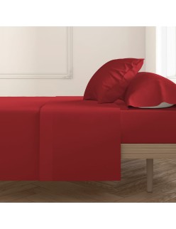 Top sheet Happy Home Mix Colors Red Single
