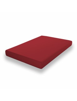 Fitted bottom sheet Happy Home Mix Colors Red Small double