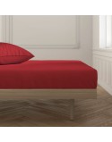 Fitted bottom sheet Happy Home Mix Colors Red Small double