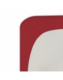 Fitted bottom sheet Happy Home Mix Colors Red Small double