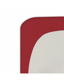 Fitted bottom sheet Happy Home Mix Colors Red Small double