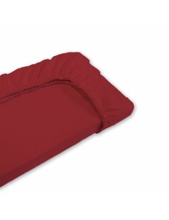 Fitted bottom sheet Happy Home Mix Colors Red Small double