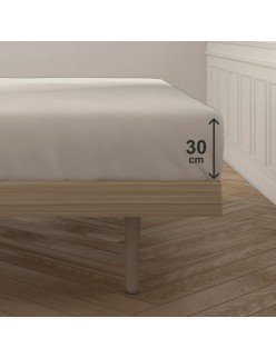 Fitted bottom sheet Happy Home Mix Colors Linen Single