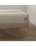 Fitted bottom sheet Happy Home Mix Colors Linen Double