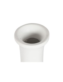 Vase Home ESPRIT White Fibreglass 30 x 30 x 80 cm