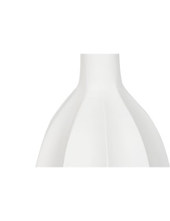 Vase Home ESPRIT White Fibreglass 30 x 30 x 80 cm