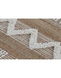 Tapete Home ESPRIT Branco Castanho Boho 160 x 230 x 1 cm