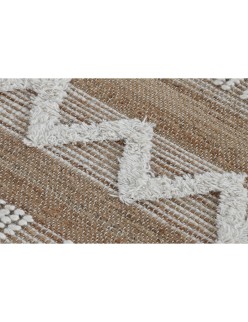 Teppich Home ESPRIT Weiß Braun Boho 160 x 230 x 1 cm