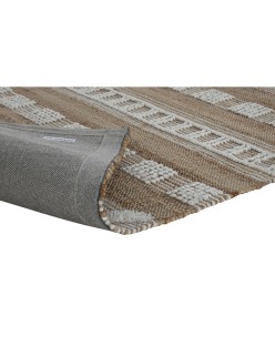Tapete Home ESPRIT Branco Castanho Boho 160 x 230 x 1 cm
