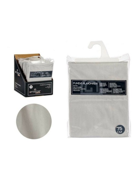 Taie d'oreiller Gris 45 x 0,3 x 90 cm Taie d'oreiller Gris 45 x 0,3 x 90 cm