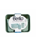 Conjunto de Banho Berilo PP-107-3 Verde Plástico (12 Unidades)