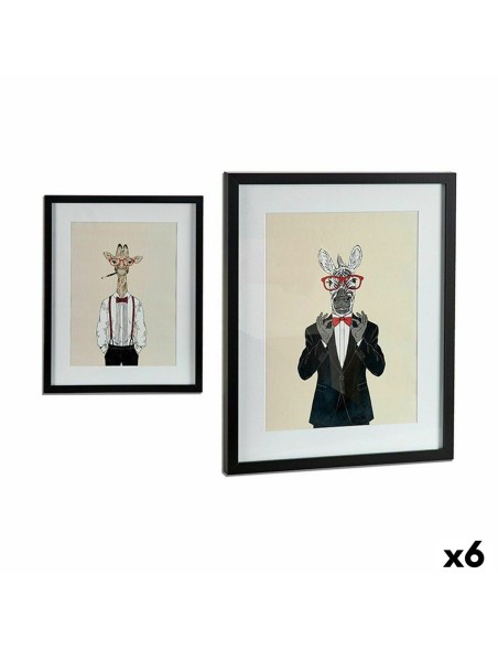 Quadro Multicolore Truciolare 43 x 3 x 53 cm (6 Unità)