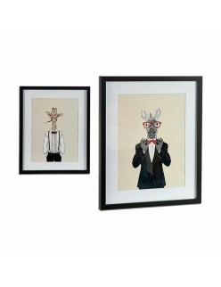 Quadro Multicolore Truciolare 43 x 3 x 53 cm (6 Unità)
