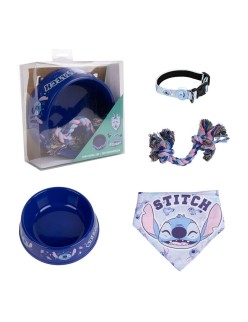 Conjunto de acessórios Stitch Cão