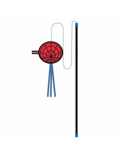 Cat toy Spider-Man Red 3,0 x 7,0 x 46,0 cm Plastic
