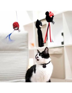 Cat toy Spider-Man Red 3,0 x 7,0 x 46,0 cm Plastic