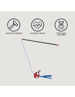 Cat toy Spider-Man Red 3,0 x 7,0 x 46,0 cm Plastic