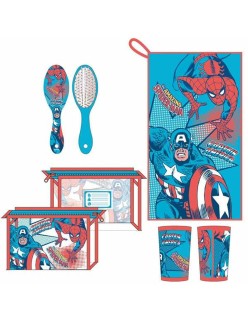 Conjunto de Higiene Infantil de Viagem The Avengers 4 Peças