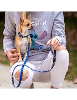 Coleira para Cães Stitch Azul escuro