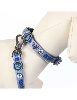 Coleira para Cães Stitch Azul escuro