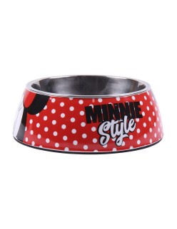 Comedouro para Cão Minnie Mouse Vermelho Melamina 180 ml