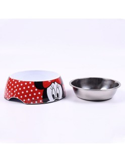 Comedouro para Cão Minnie Mouse Melamina 410 ml Multicolor