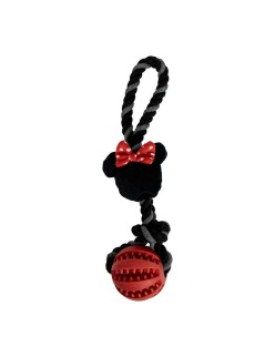 Dog chewing toy Minnie Mouse 10 x 30 x 7 cm
