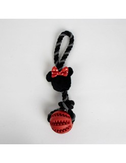 Dog chewing toy Minnie Mouse 10 x 30 x 7 cm