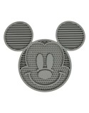 Tapete Antiderrapante Mickey Mouse Preto