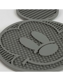 Tapete Antiderrapante Mickey Mouse Preto