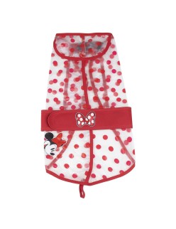 Gabardina para Cães Minnie Mouse Vermelho M
