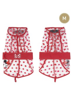 Gabardina para Cães Minnie Mouse Vermelho M
