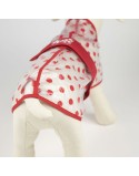 Gabardina para Cães Minnie Mouse Vermelho M